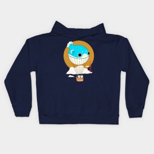 Balloon Cats Adventure Kids Hoodie